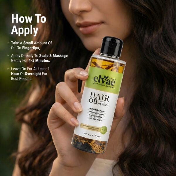 Hair Growth Oil with 18 Herbs