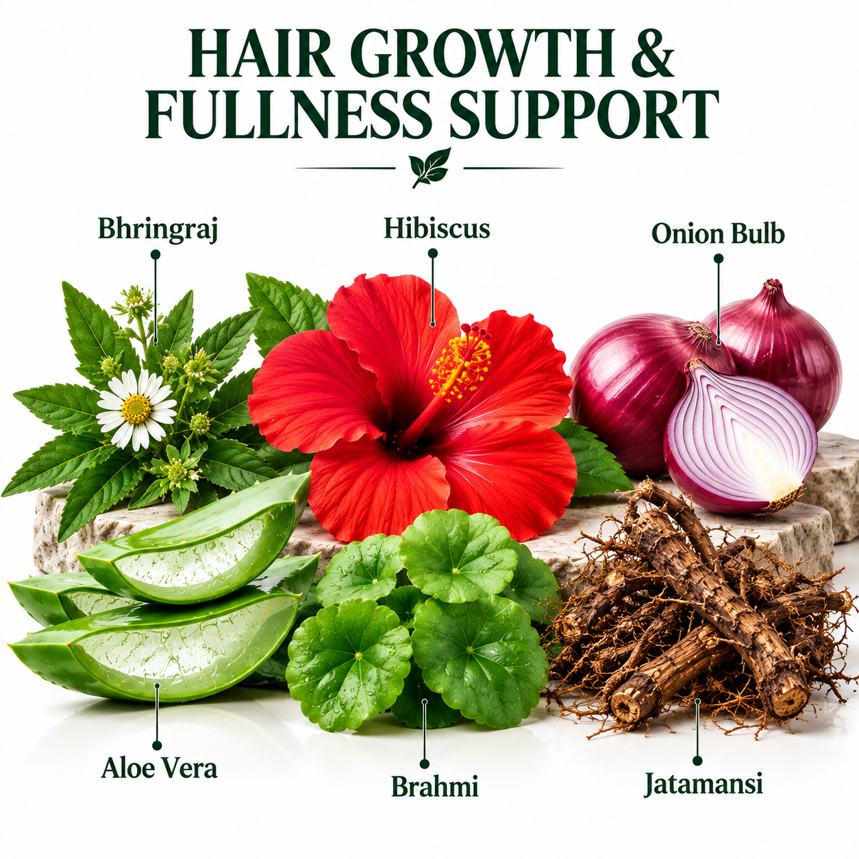 3. Hair Growth & Fullness Supporting Herbs