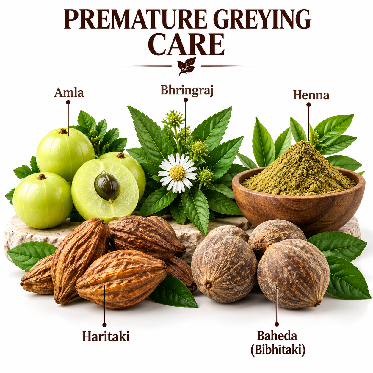 4. Premature Greying Supporting Herbs