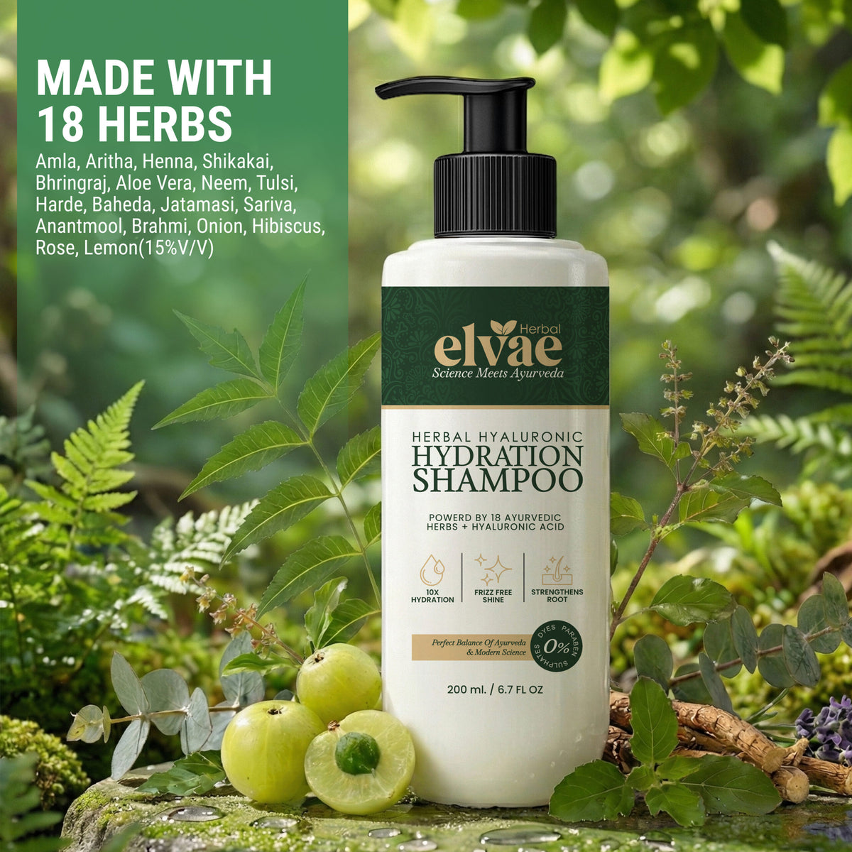 HERBAL HYALURONIC HYDRATION SHAMPOO