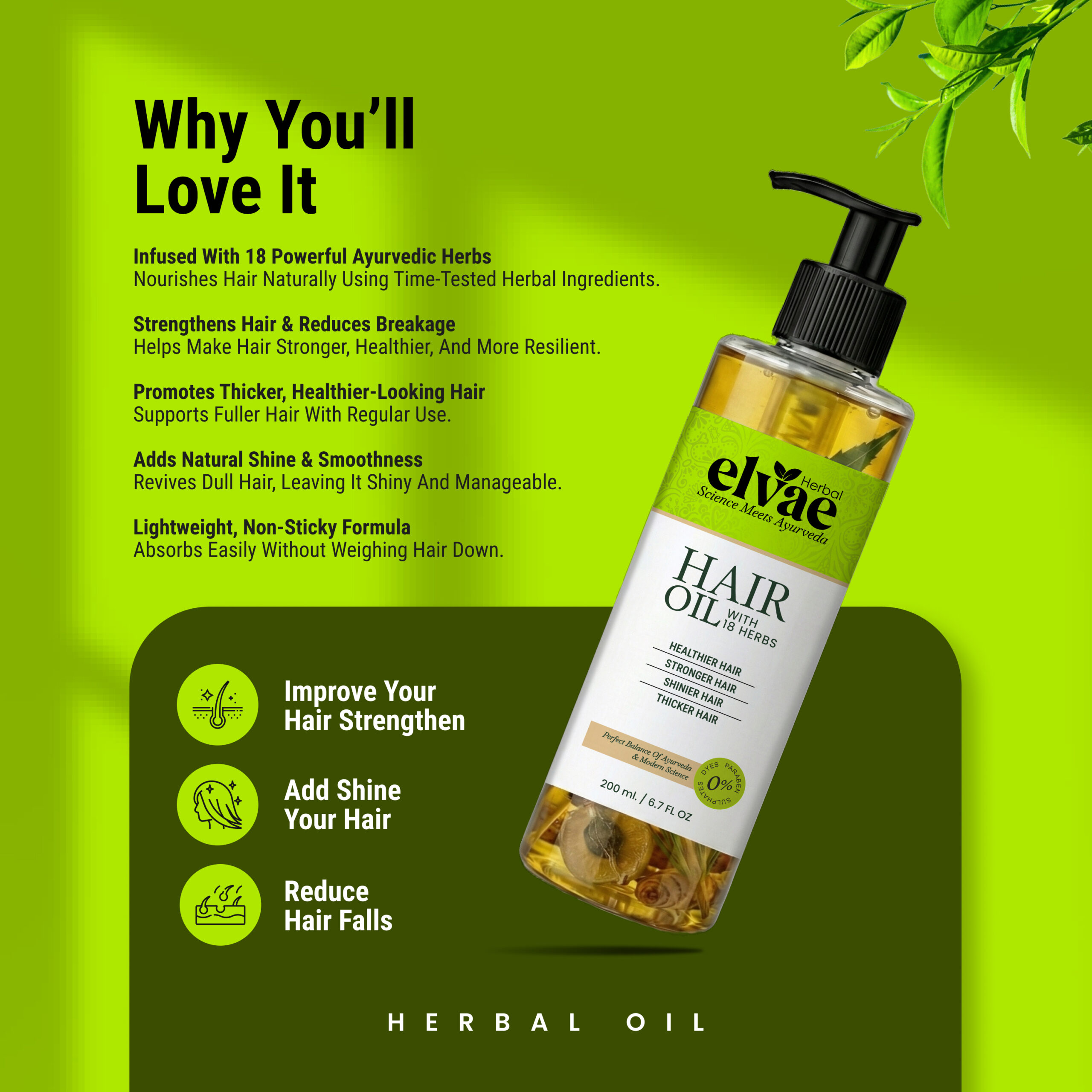 hair oil with 18 herbs hair oil with 18 herbs