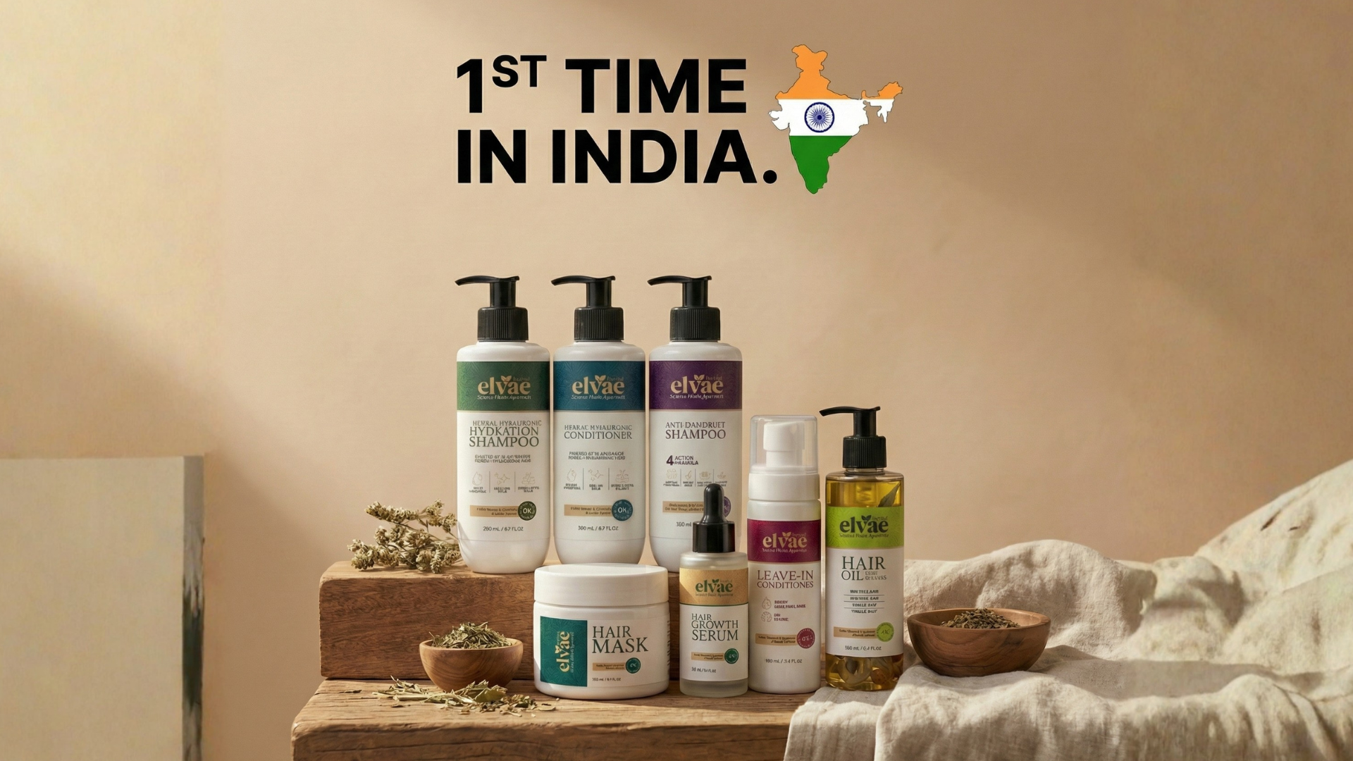 Elvae Hair Care Hero Banner